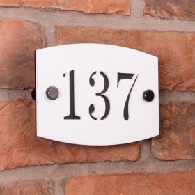Acrylic House Number Plaque