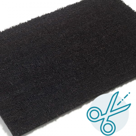 Black Coir Door Mat By The Metre
