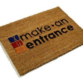Coir / Coconut Logo Mat  - Custom Made to Order