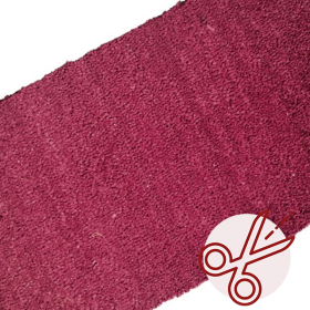 Dark Red Coir Door Mat By The Metre
