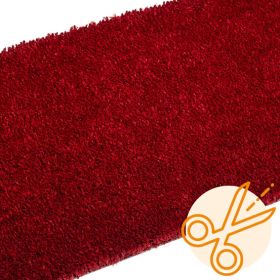 Dark Red Coir Door Mat By The Metre
