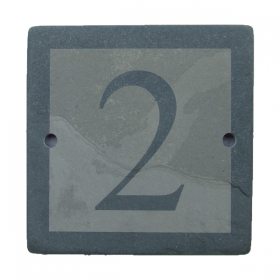 Grey Slate House Signs | Reverse Engraved