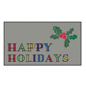 Happy Holidays Door Mat