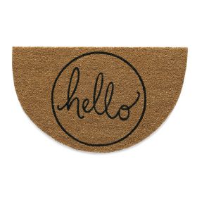 Hello Doormat - Hug Rug Eco Coir