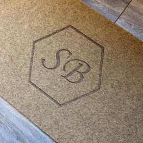 Personalised Synthetic Monogram Doormat
