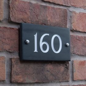 Large Slate House Number Sign