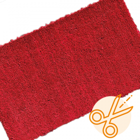 Red Coir Door Mat By The Metre
