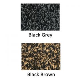 Our textile mats have an anti-slip rubber backing. Choose from 2 colours in 15mm (And another 72 in 12mm thick!)