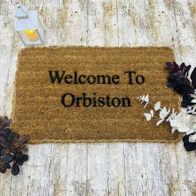 Have your house name printed onto your mat.