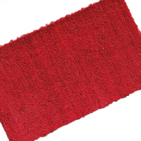 Premium PVC Backed Coloured Coir Matting - Red 