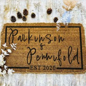 Established Personalised Doormat