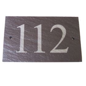 Slate House Number Sign (up to 3 digit)