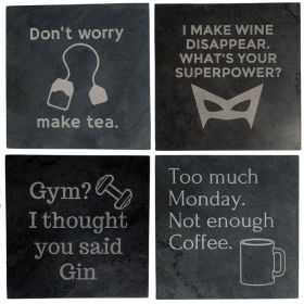 Design Your Own Slate Coaster Set