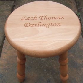 Personalised Children's Wooden Stool