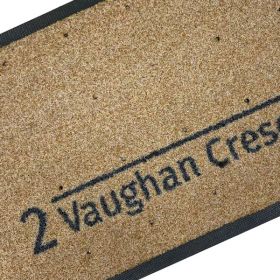 Personalised Number Address Doormat