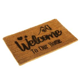 Welcome to Our Home Doormat - Eco Friendly and Biodegradable