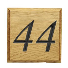 Choose to have your numbers painted after they are carved to make them really stand out. 