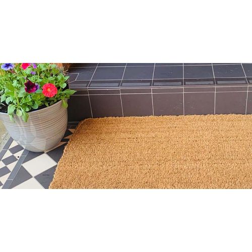 Patio sales door mat