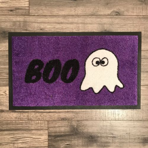 Halloween Doormat, Boo Doormat, Ghost Welcome Mat