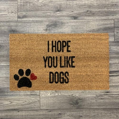 We hope you like dogs doormat new arrivals