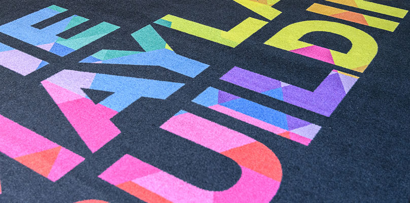 Carpet Logo Mat by Make An Entrance