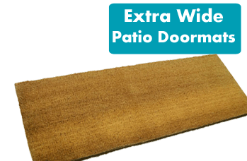 Choose from our range of extra wide doormats for patio doors and double doors