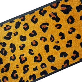 leopard print doormat