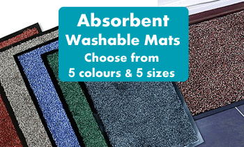 Non Slip Rubber Door Mat Heavy Duty Barrier Mat Indoor Outdoor Washable Door Mat 