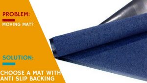 How to stop a doormat from moving?