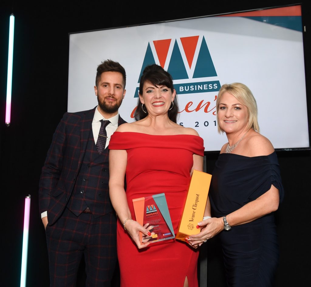 Sam Burlton of Make An Entrance - Northern England Business Woman of the Year 2019