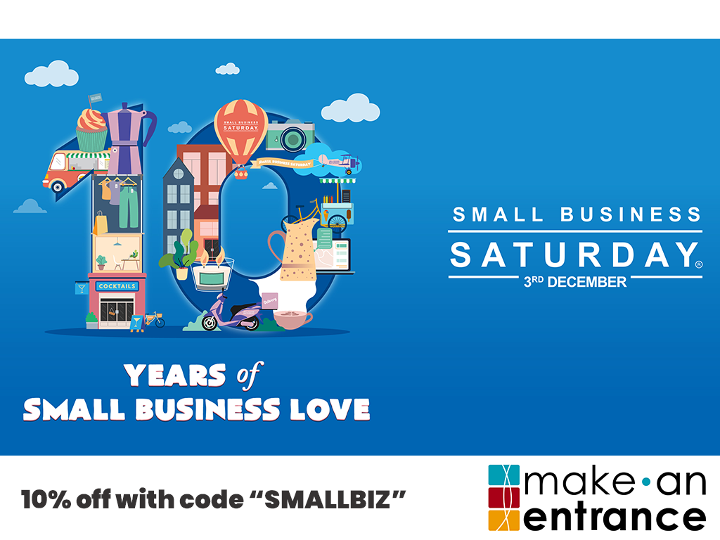 Not a Black Friday Offer - We're celebrating Small Business Saturday instead.
